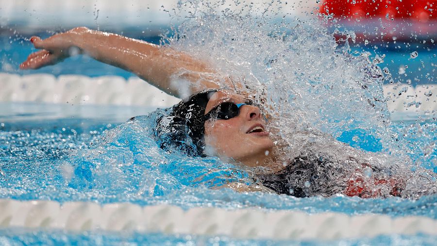 Summer McIntosh en la final olímpica de 200m estilos de los Juegos Olímpicos de París 2024