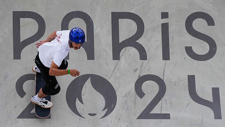 Danny León, skater español en los Juegos Olímpicos de París 2024