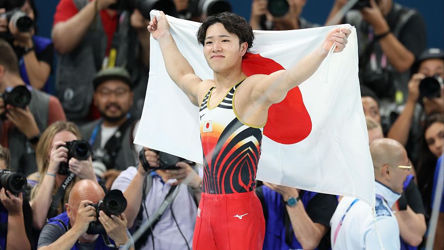 El japonés Shinnosuke Oka en los Juegos Olímpicos de París 2024