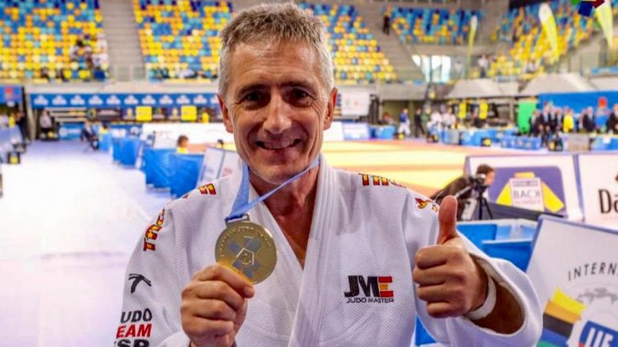 Francisco Lorenzo es nueve veces campeón de judo en peso semiligero en España