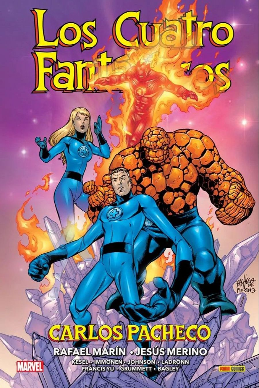 Portada de 'Los 4 Fantásticos' de Pacheco, Marín y Merino