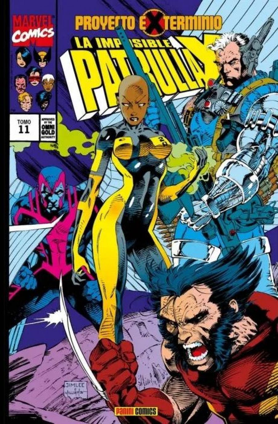 Portada de 'La Patrulla X' de Chris Claremont y Jim Lee