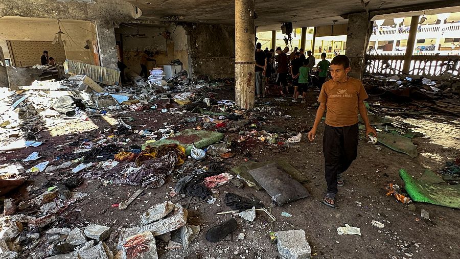 Más de cien muertos en el ataque israelí a una escuela en Gaza