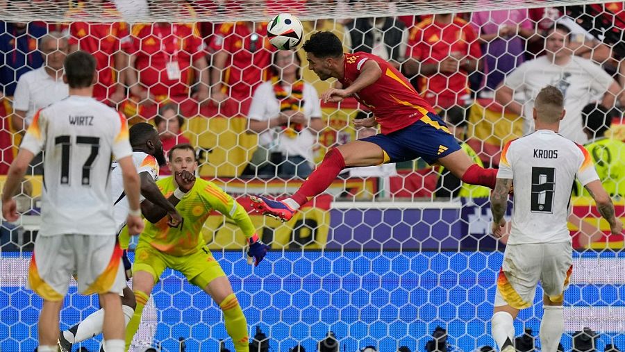 Gol de Mikel Merino ante Alemania en los cuartos de final de la Eurocopa de fútbol 2024