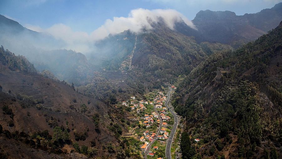 Más de 4.000 hectáreas quemadas en el incendio de Madeira