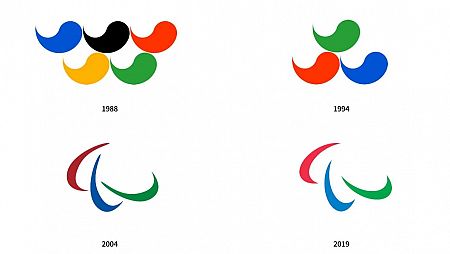 Evolución del logotipo de los Juegos Paralímpicos