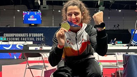 Judith Rodríguez, representante española de esgrima en los Juegos Paralímpicos de París 2024