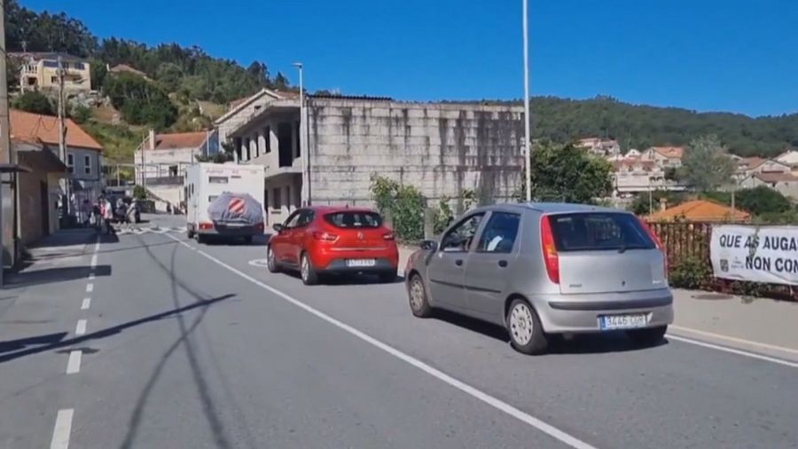 'Marcha lenta' en Galicia, una curiosa forma de protestar