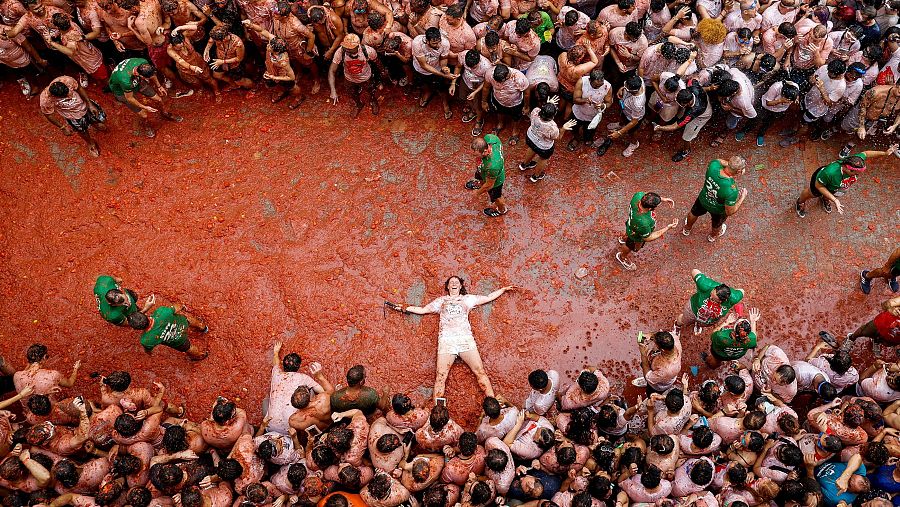 Tomatina 2024: Buñol se tiñe de rojo