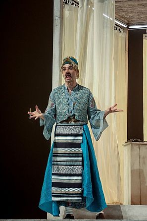 Avelino Piedad durante una función de 'La comedia de los errores'.