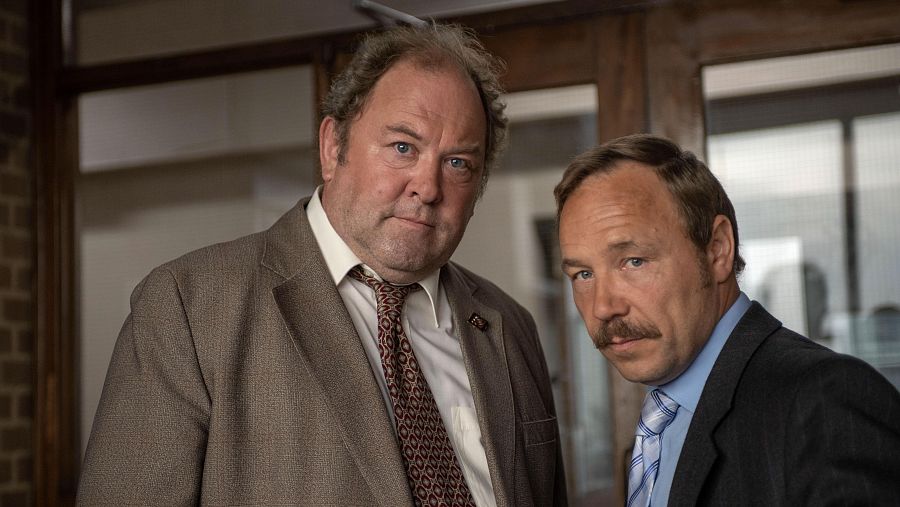 Mark Addy y Stephen Graham en 'Los crímenes de Essex'