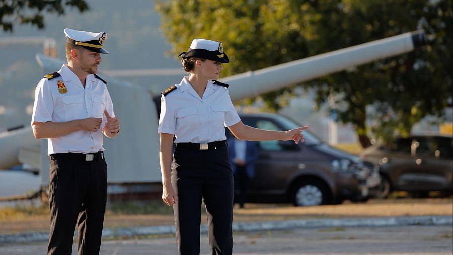 La princesa Leonor ingresa este jueves en la Escuela Naval Militar de Marín, en Pontevedra