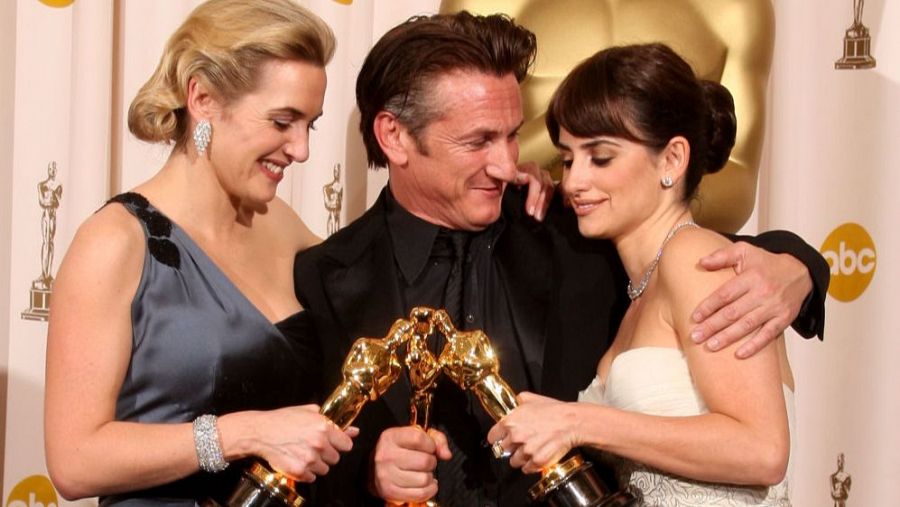 Kate Winslet, Sean Penn y Penélope Cruz en los Oscar 2009