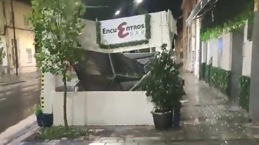 Los efectos de las lluvias en Murcia