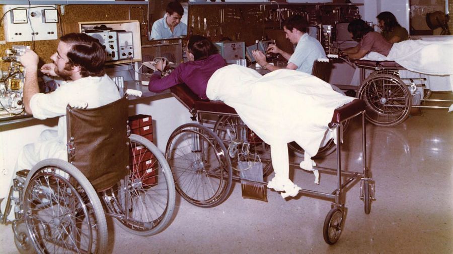 Orientación profesional para los pacientes del Hospital Nacional de Parapléjicos.