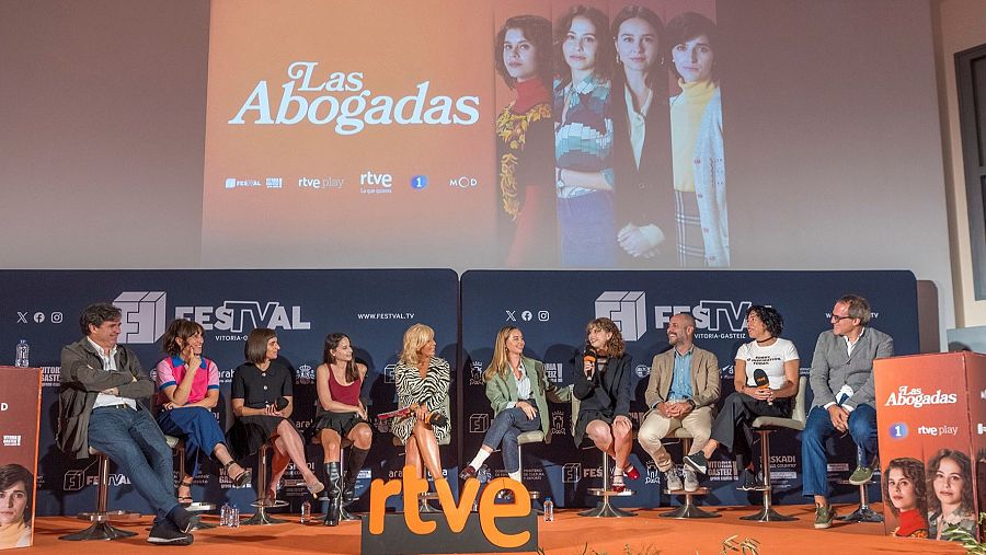 Rueda de prensa para presentar 'Las abogadas'