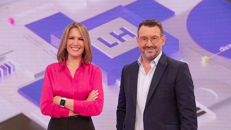 Silvia Intxaurrondo y Marc Sala