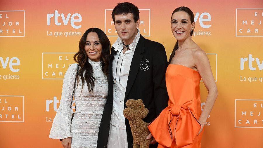 María Escoté, Palomo Spain y Raquel Sánchez Silva durante la presentación de la nueva programación de RTVE