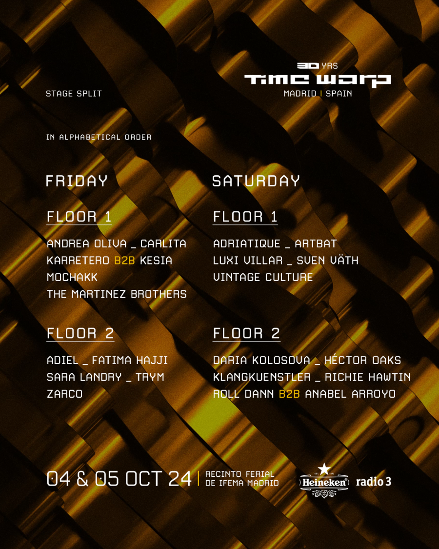 Tiem Warp Madrid cartel