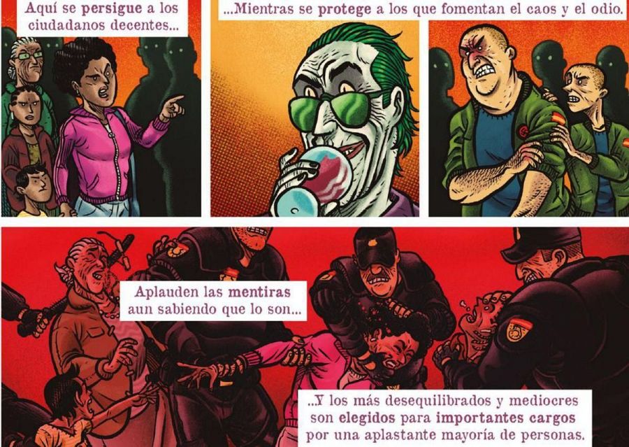 Viñetas de 'Joker: El mundo' (TM & © 2024 DC)