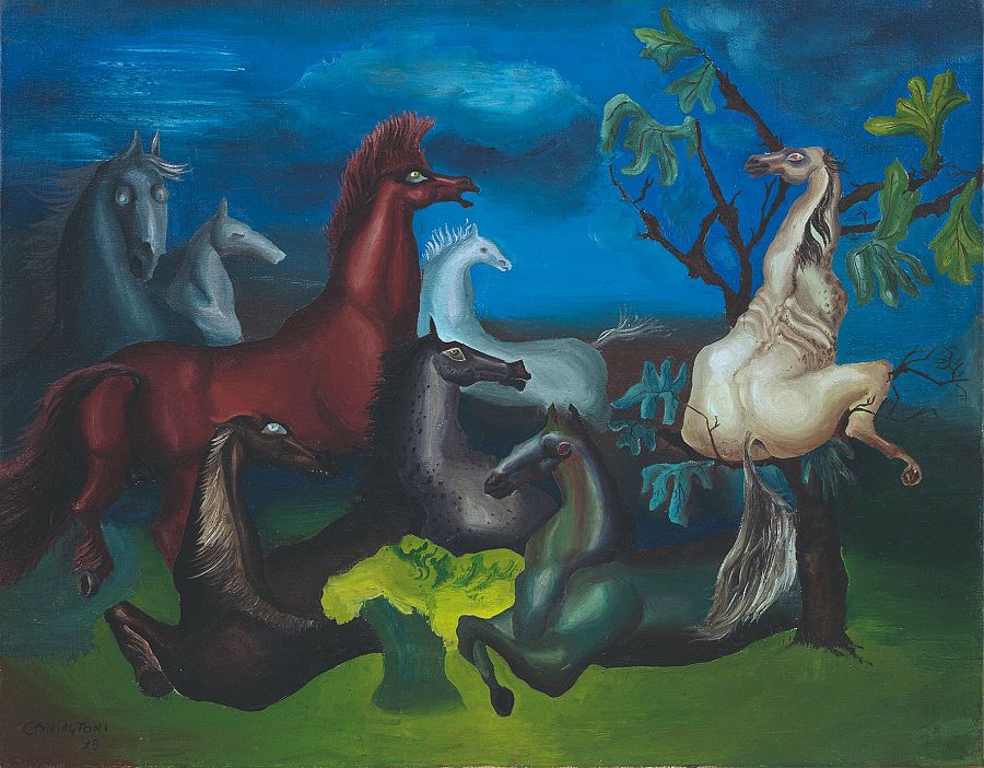 Leonora Carrington, 'Los caballos de Lord Candlestick', 1938