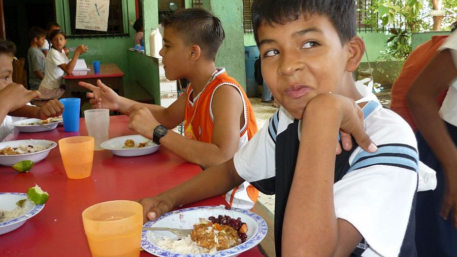 Comedor escolar en Nicaragua