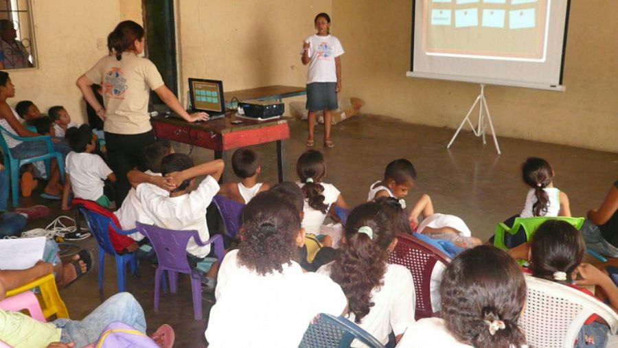 Clase en Nicaragüa