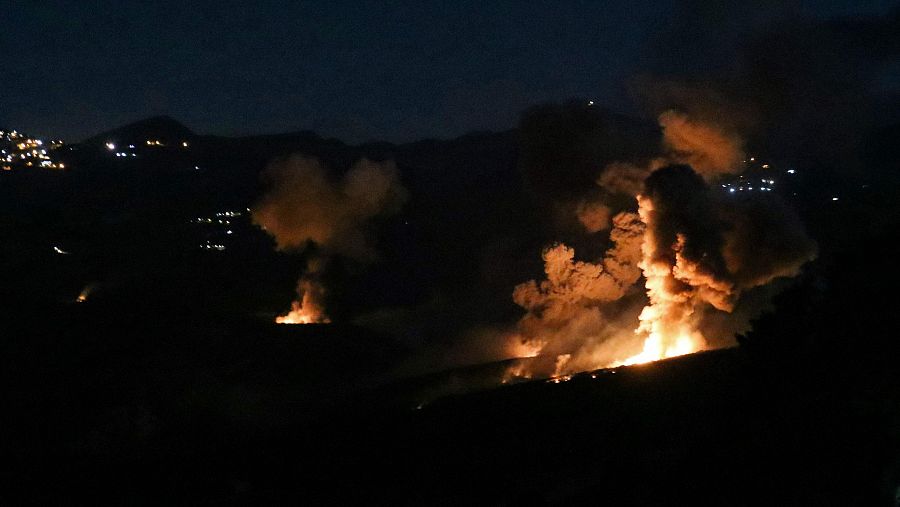 Ataque nocturno de Israel sobre el Líbano