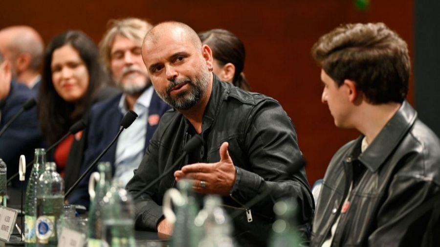 Alexis Morante, en la rueda de prensa