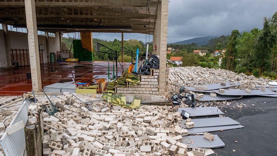 Efectos de la borrasca Kirk en España