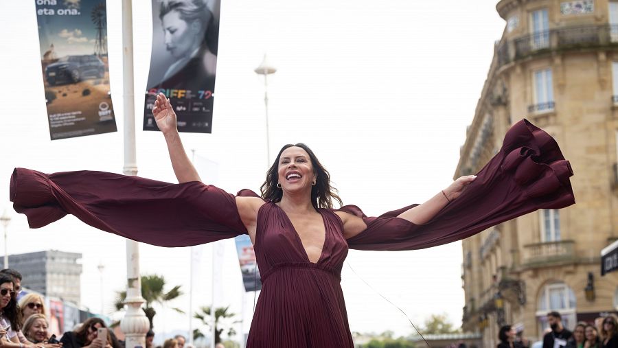 Karla Sofía Gascón en el Festival de Cine de San Sebastián