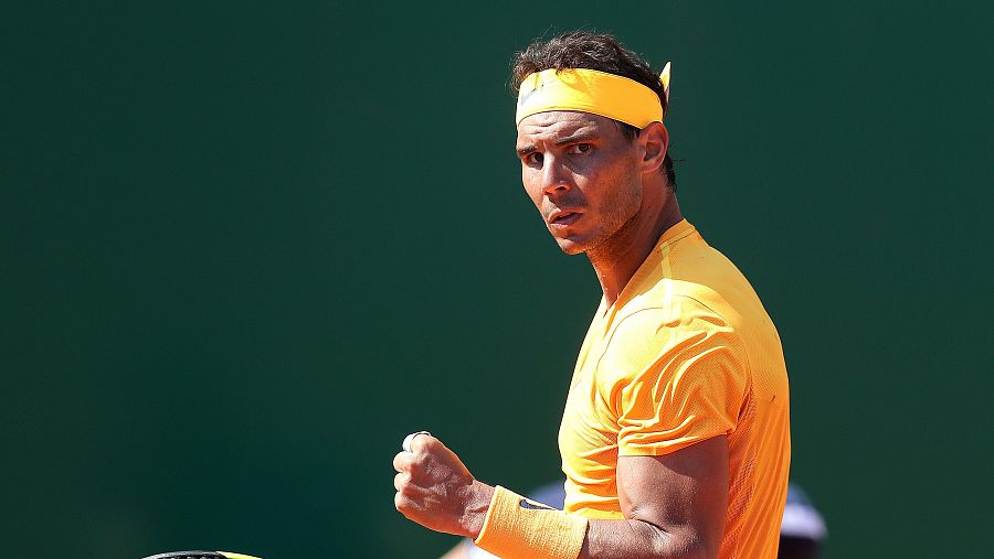 Rafa Nadal en el Master 1000 de Montecarlo 2018.