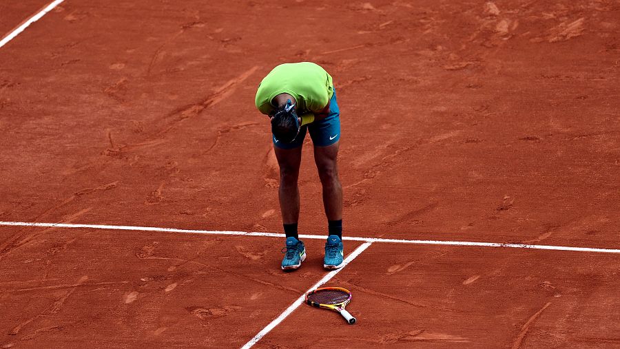 Rafa Nadal en Roland Garros 2022.