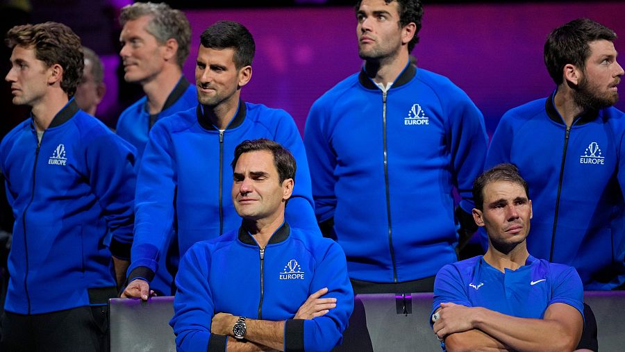 Rafa Nadal se retira: Federer y Nadal lloran durante la Laver Cup 2022 en la que el suizo anunció su retirada