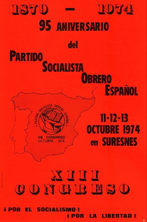 Cartel anunciador del Congreso de Suresnes