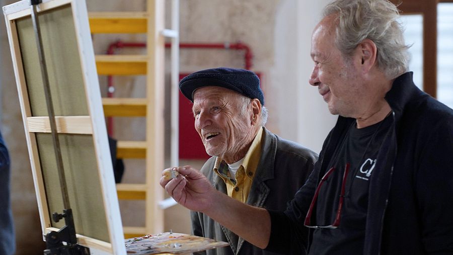 Antonio López imparte un taller de pintura