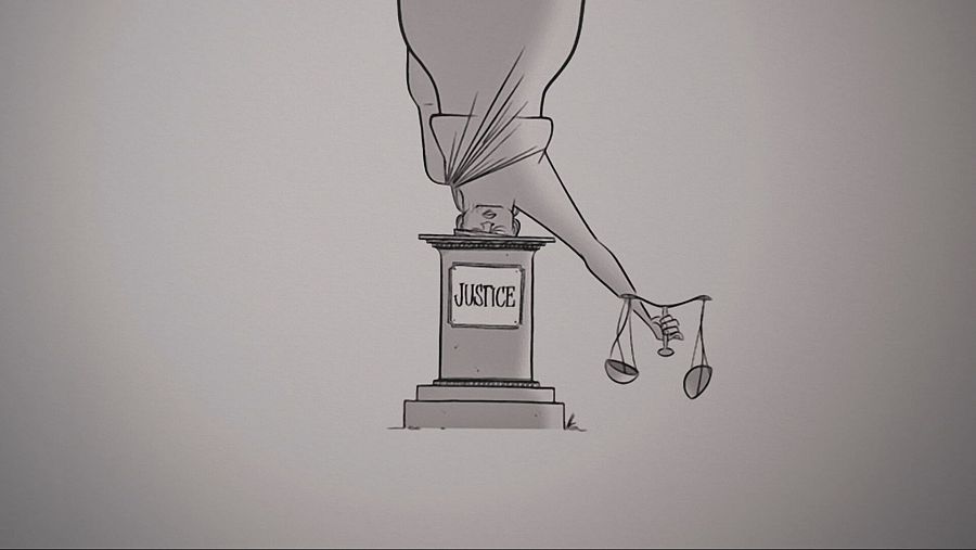 Ilustración de Ann Telnaes sobre la Justicia