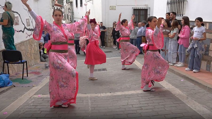 La celebración del Hanami en Alfarnate