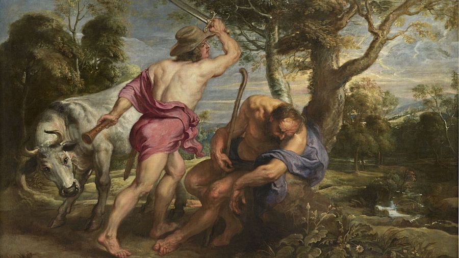 'Mercurio y Argos' Pedro Pablo Rubens y taller (1636-39) Museo del Prado.