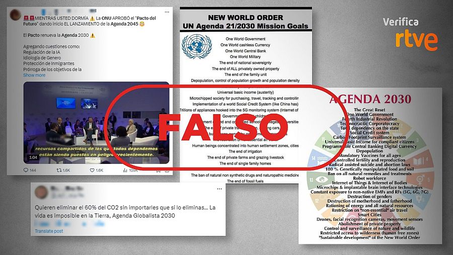 Mensajes de redes que manipulan objetivos de la Agenda 2030 y atribuyen falsas medidas a la ONU