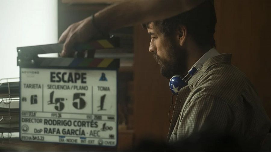 Imagen del rodaje de 'Escape'