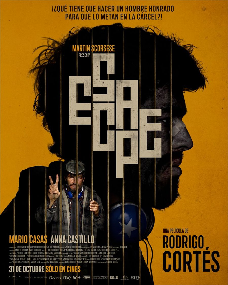 Cartel de la película 'Escape', de Rodrigo Cortés