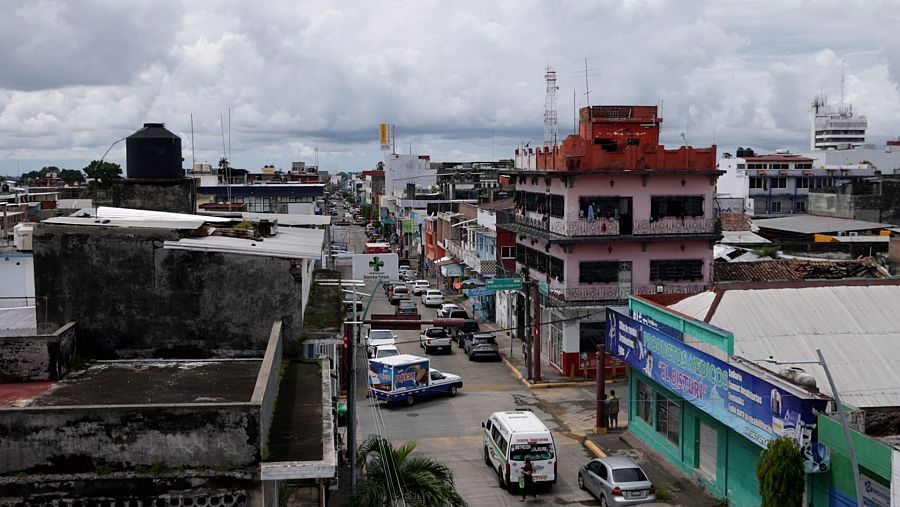 Tapachula, estado de Chiapas (México), desde donde muchos migrantes solicitan asilo en el país