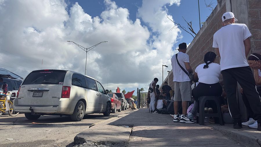 Frontera norte de México con Estados Unidos, en la población de Matamoros