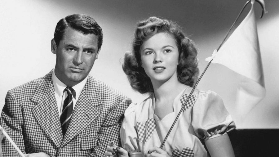 Shirley Temple con Cary Grant, ya de adulta