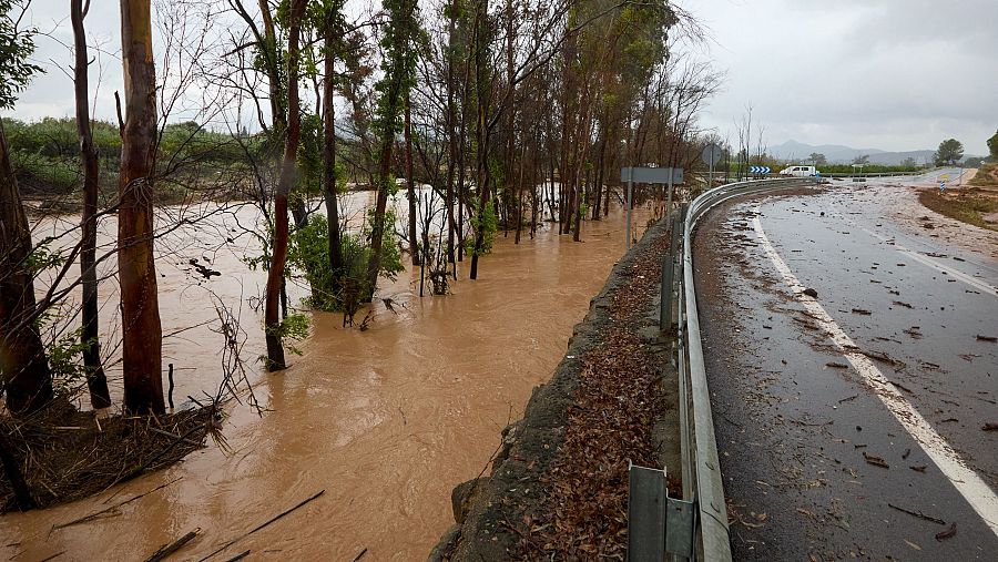 Lluvias torrenciales en la provincia de Valencia