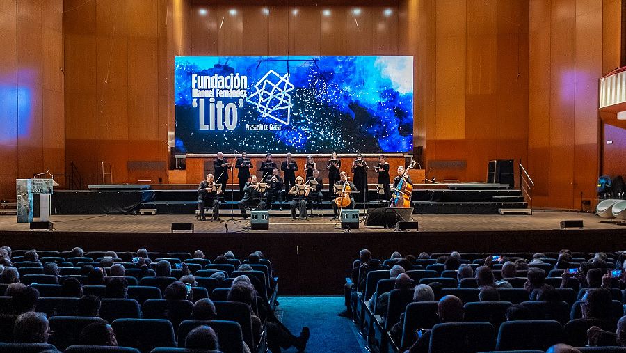 La Orquesta y Coro RTVE, durante su actuación en la ceremonia