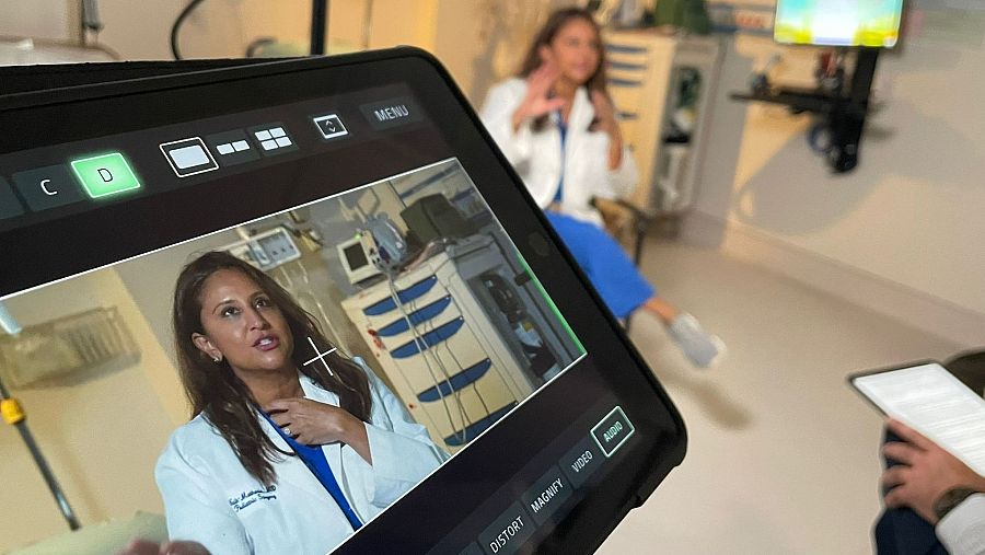 Bindi Naik-Mathuria, responsable de Cirugía pediátrica del Hospital de Galveston, en Houston (Texas), durante la entrevista concedida a En Portada.