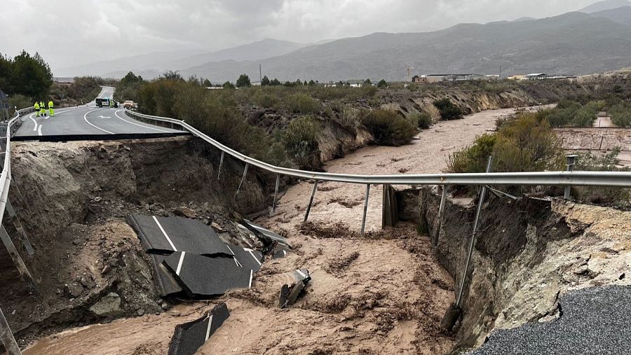 Zona afectada por la DANA en Valencia.