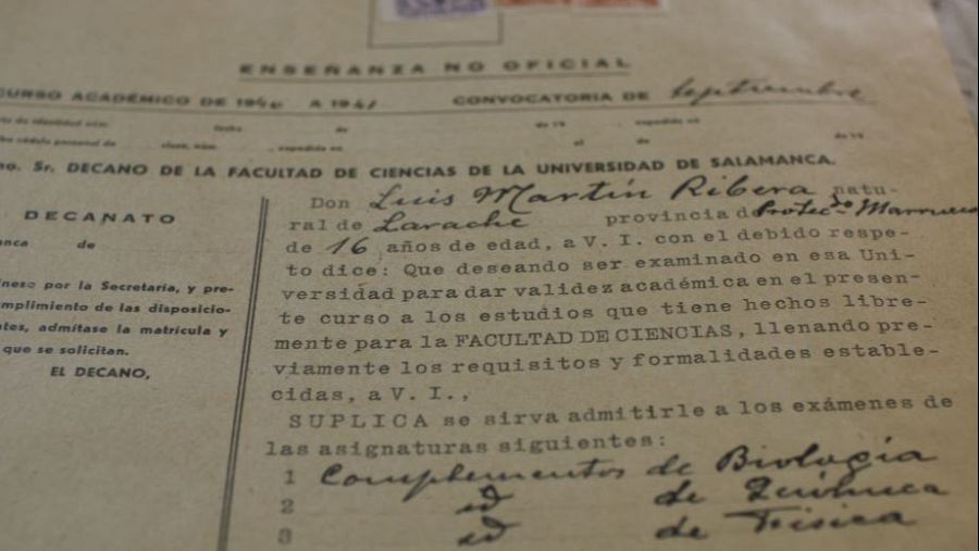 Su matriculación en Medicina (Universidad de Salamanca)